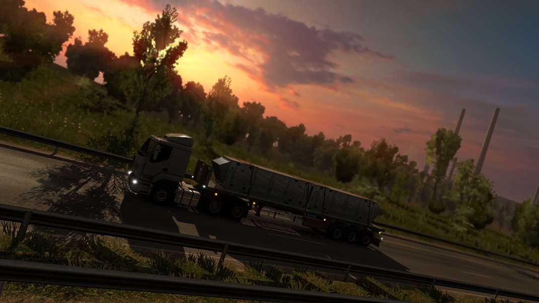 Euro Truck Simulator 2: Vive La France! Vo Franczsku budete na dianici plati tradin mto.