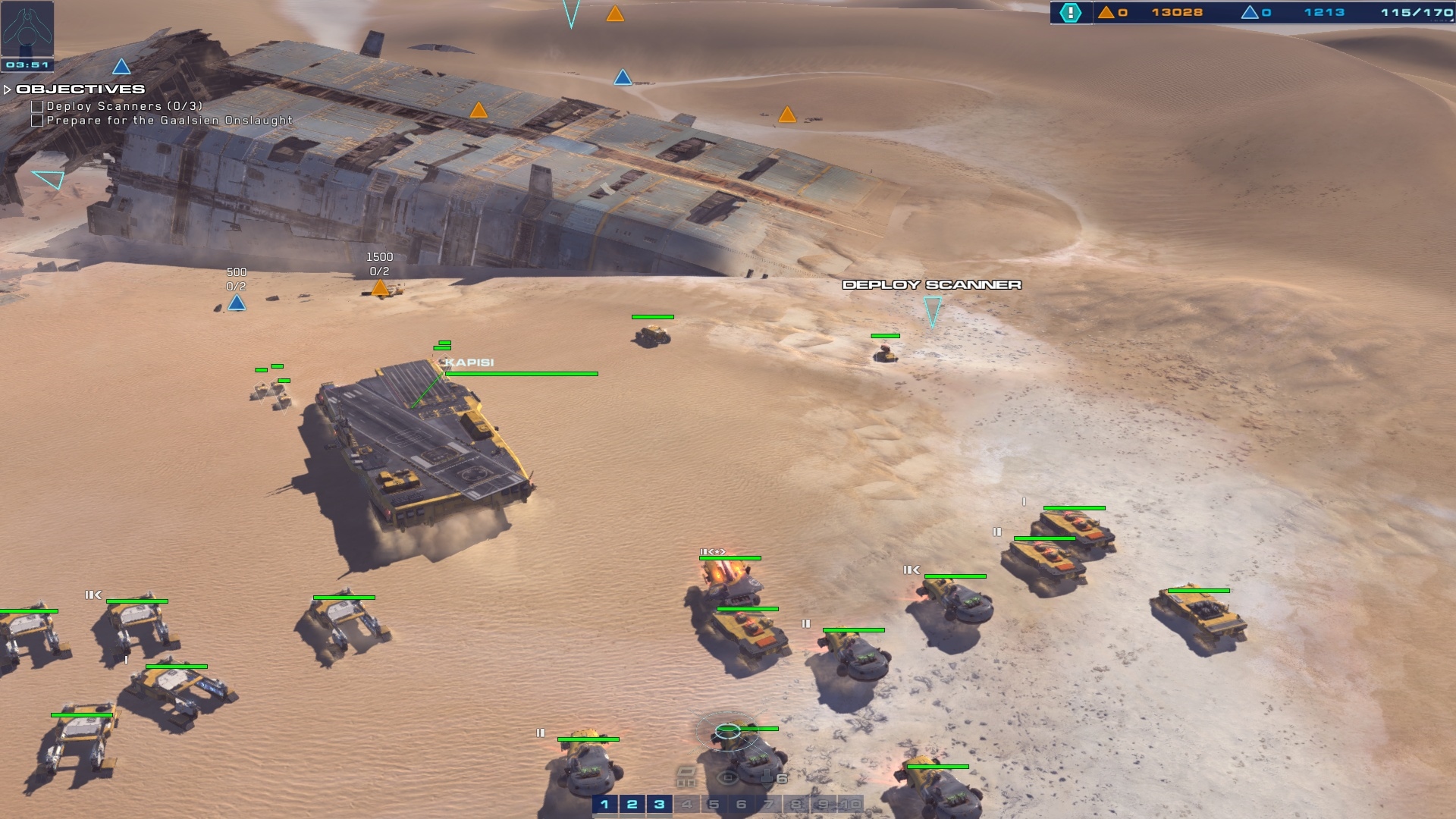 Homeworld: Deserts of Kharak Jednotky v kampani sa prenaj do alch misi, take mete zana so slunou armdou a veternmi.