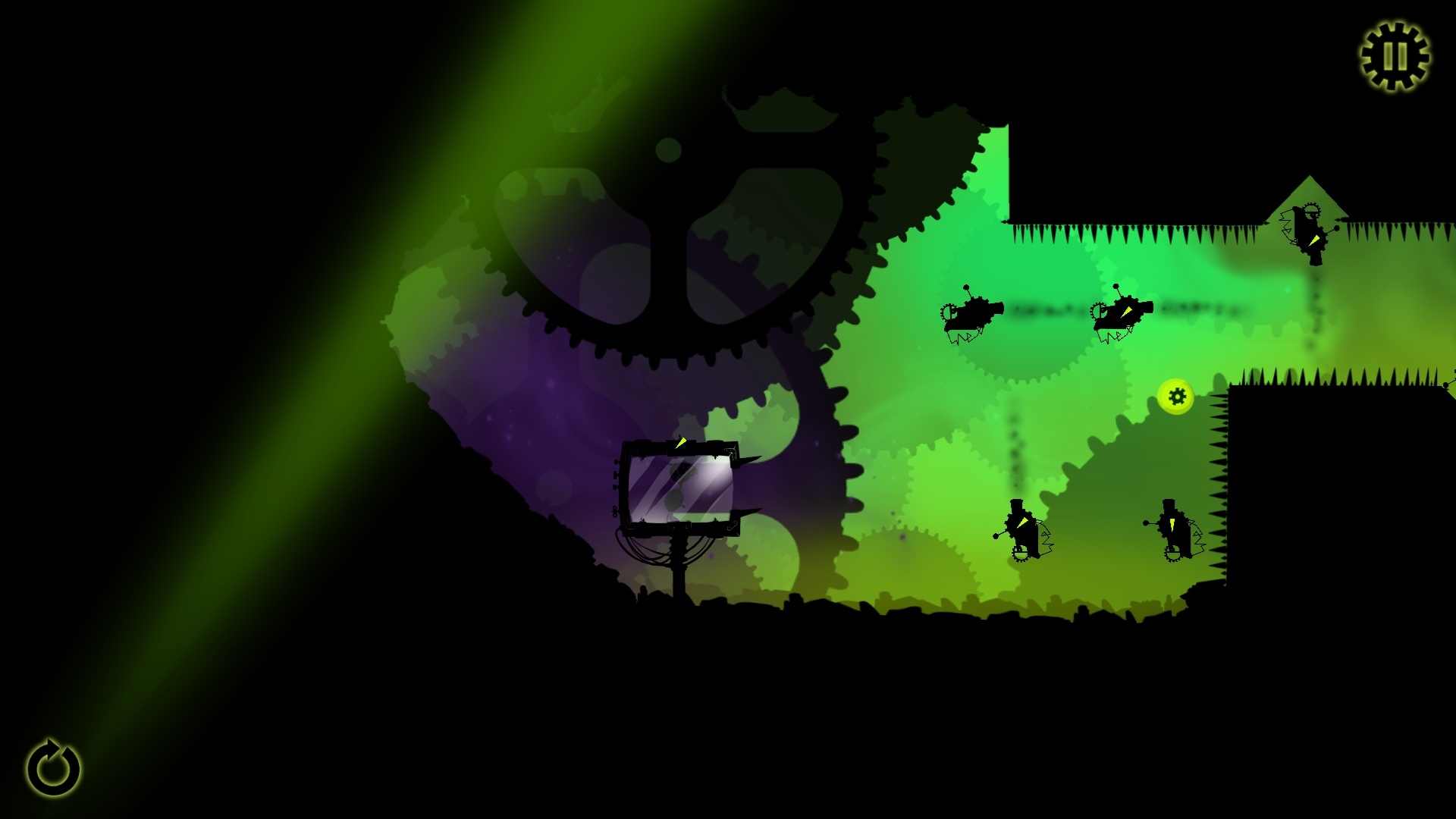 Green Game: TimeSwapper Obas sa v hre popri zelenej mihne aj in farba.
