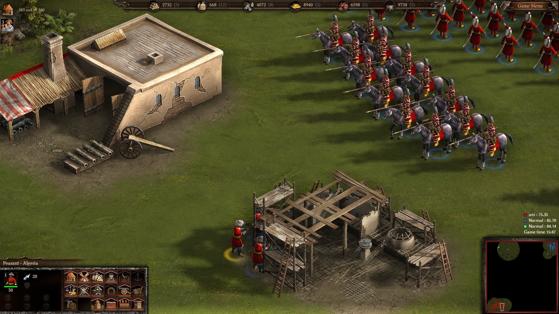 Cossacks 3 Na hru sa celkom dobre pozer, a dokonca aj zblzka.