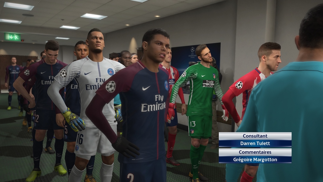 Pro Evolution Soccer 2018 Miera detailov vo vykresleniach tvr je ndhern.