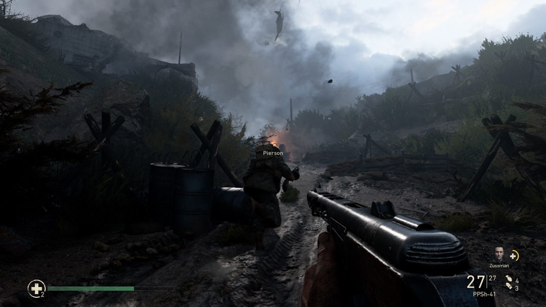 Call of Duty: WWII Vylodenie v Normandii nechba a ponkne pardnu atmosfru.