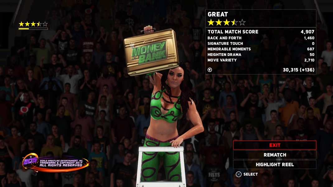 WWE 2K18 Dostatok reimov je vek pozitvum hry.