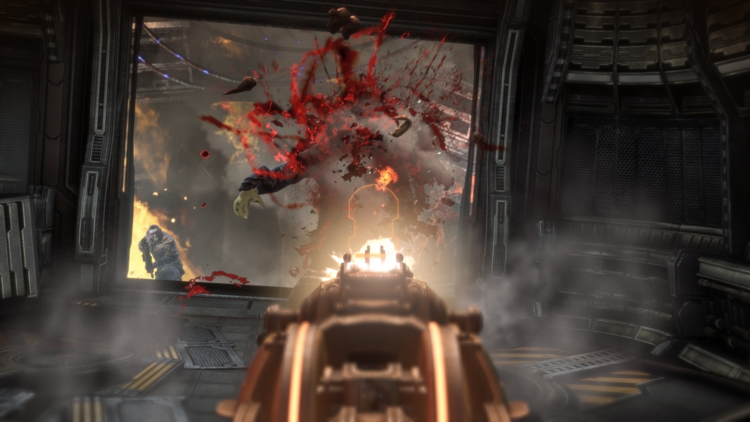 Bulletstorm: Full Clip Edition Hra je brutulna arkdov FPS, tete sa na potoky krvi.