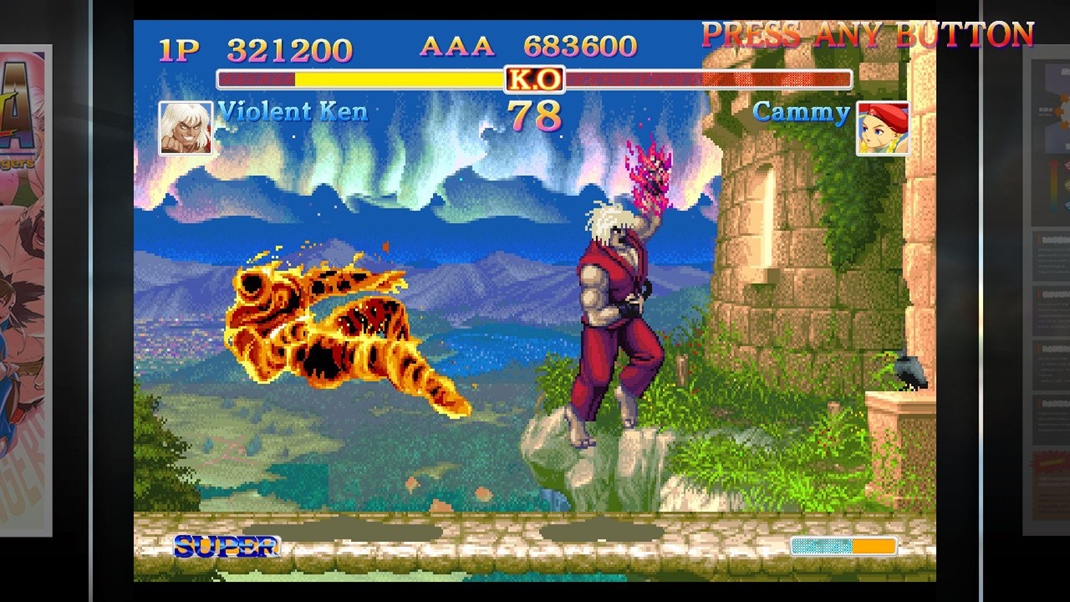 Ultra Street Fighter II: The Final Challengers Aj pvodn vizul stle doke oslovi.