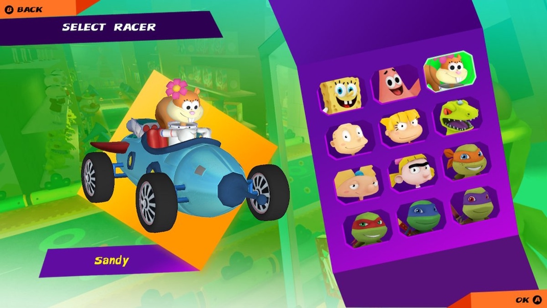 Nickelodeon Kart Racers Tvorcovia by mohli siahnu aj po inch postavch.
