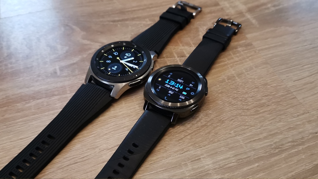 Samsung Galaxy Watch  Porovnanie Galaxy Watch a Gear Sport.