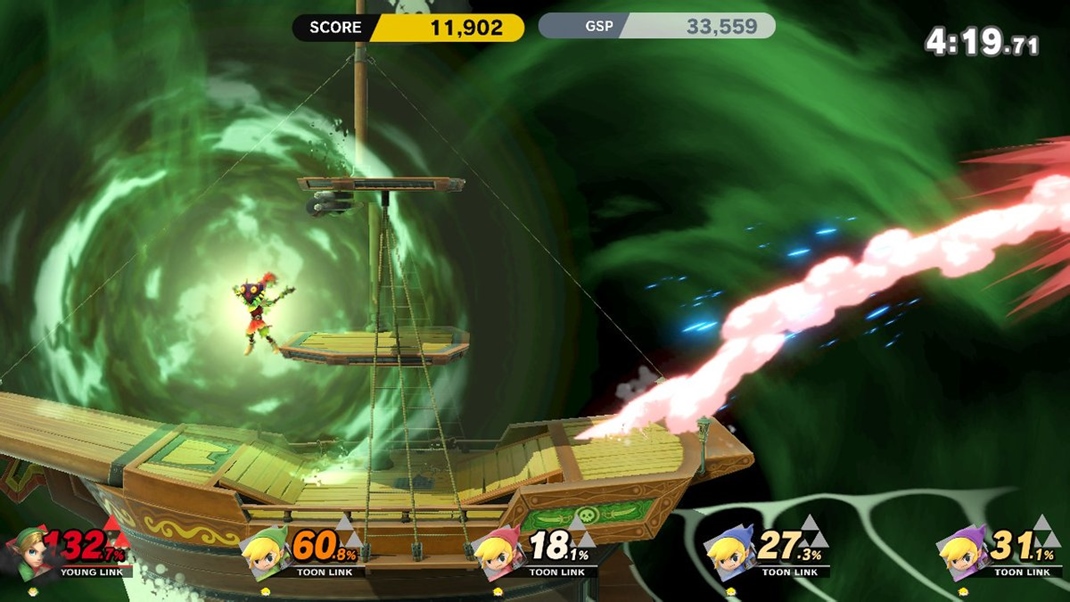 Super Smash Bros. Ultimate V boji si mete pomc aj rznymi predmetmi a trofejami.