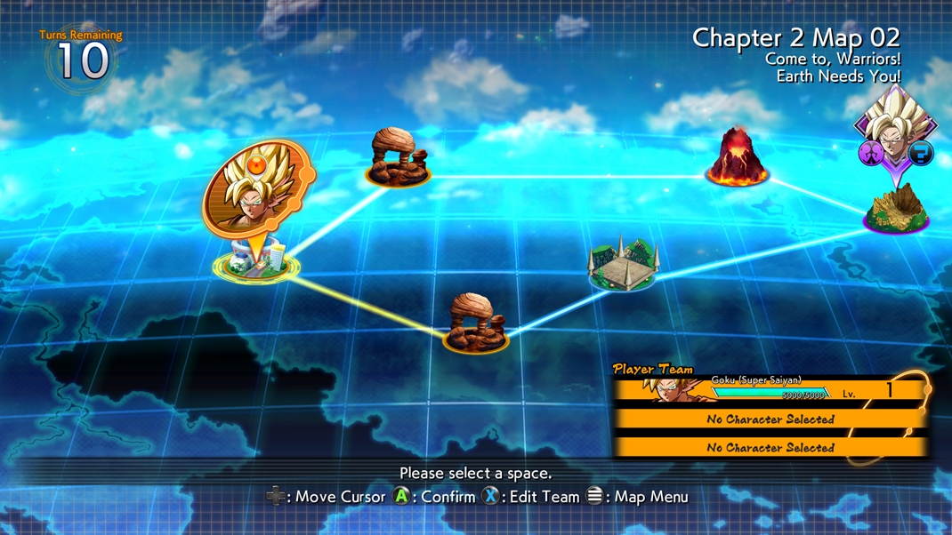 Dragon Ball FighterZ Cestu mapou si v prbehu volte sami.