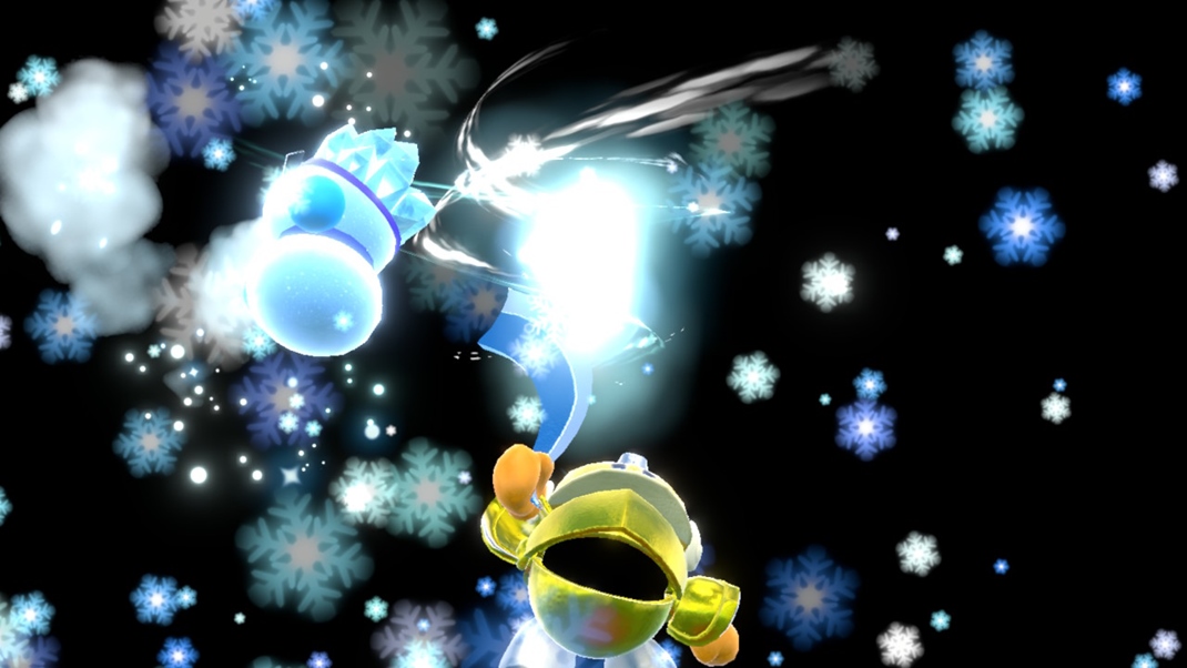 Kirby Star Allies Elementy a zbrane jednotlivch postv mete kombinova.