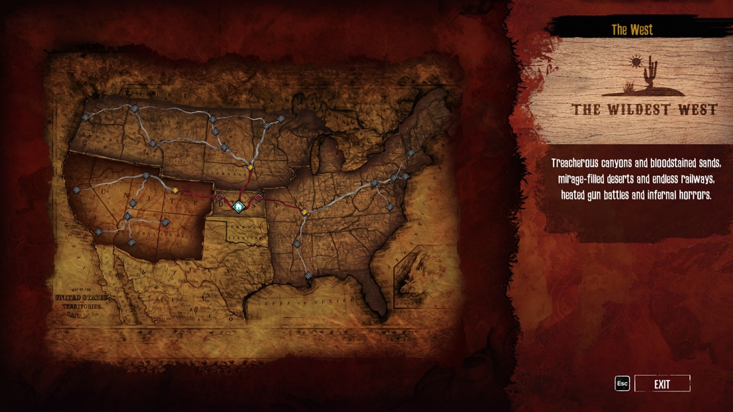 Ritual: Crown of Horns V hre sa postupne pozrieme do takmer celej Ameriky.