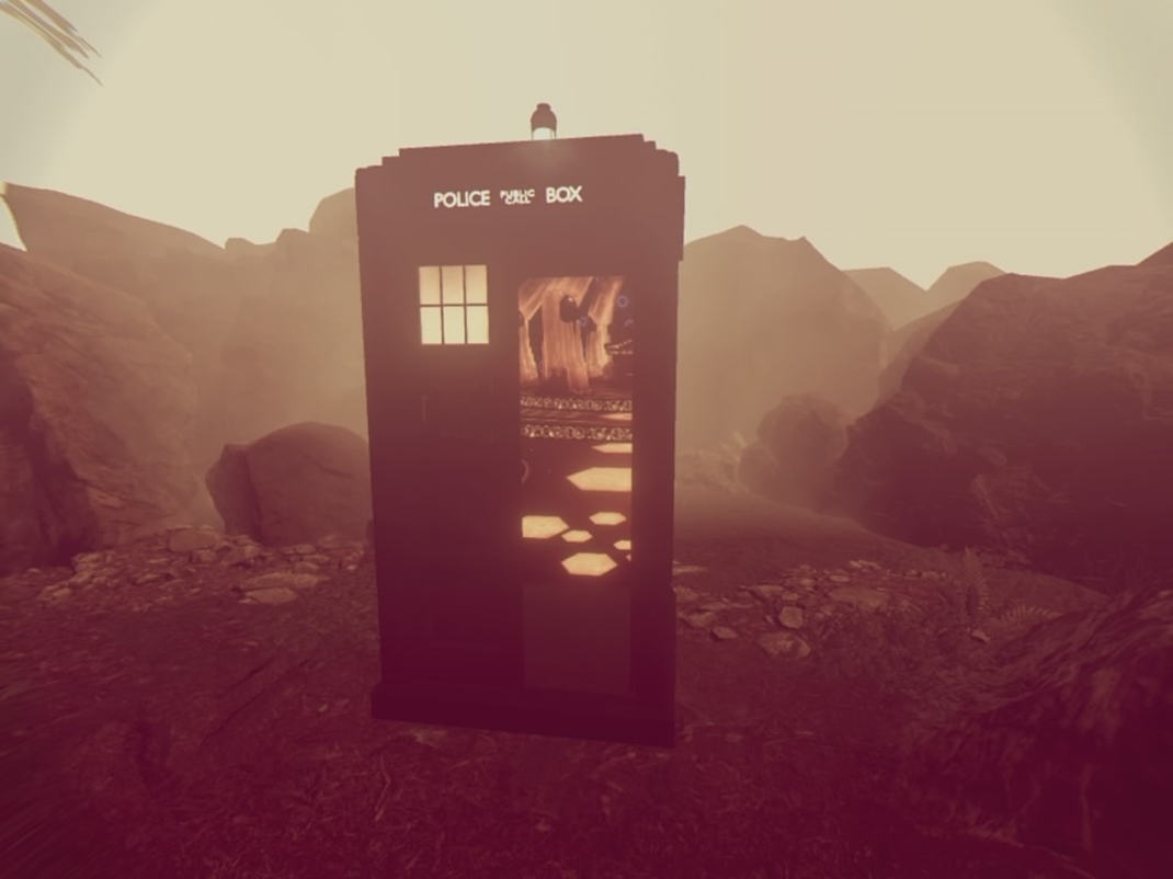 Doctor Who: The Edge of Time TARDIS je naozaj zvntra via.