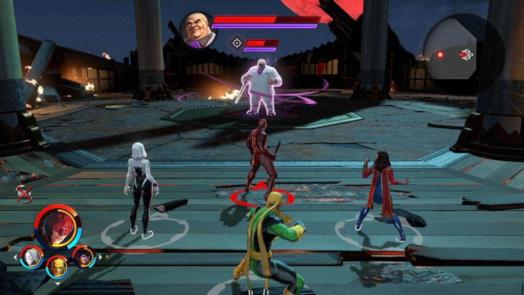 Marvel Ultimate Alliance 3: The Black Order Postavy v tme sa vedia vzjomne dopa