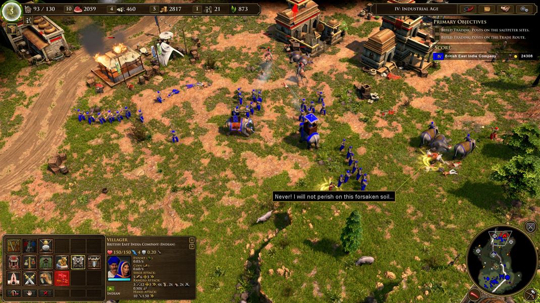 Age of Empires III: Definitive Edition Je tu prjemn vylepen vizul, a na ruiv drobnosti.