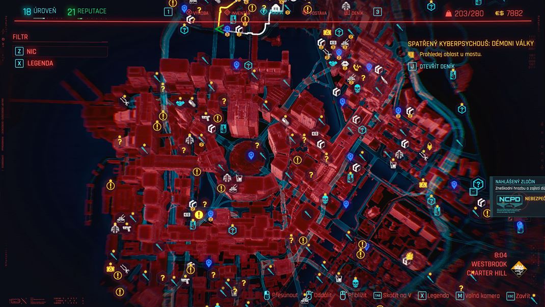 Cyberpunk 2077 Mesto je pln vedajch misi.