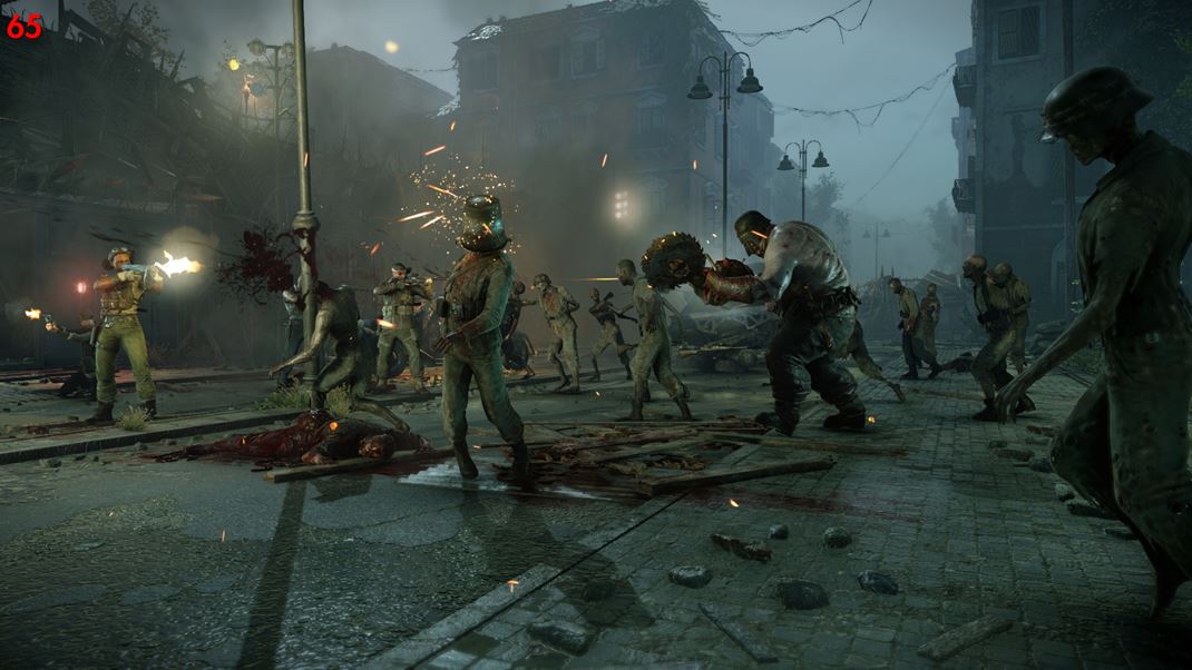 Zombie Army 4: Dead War Benchmark vm uke snmkovanie aj aro zamorenho mesta.
