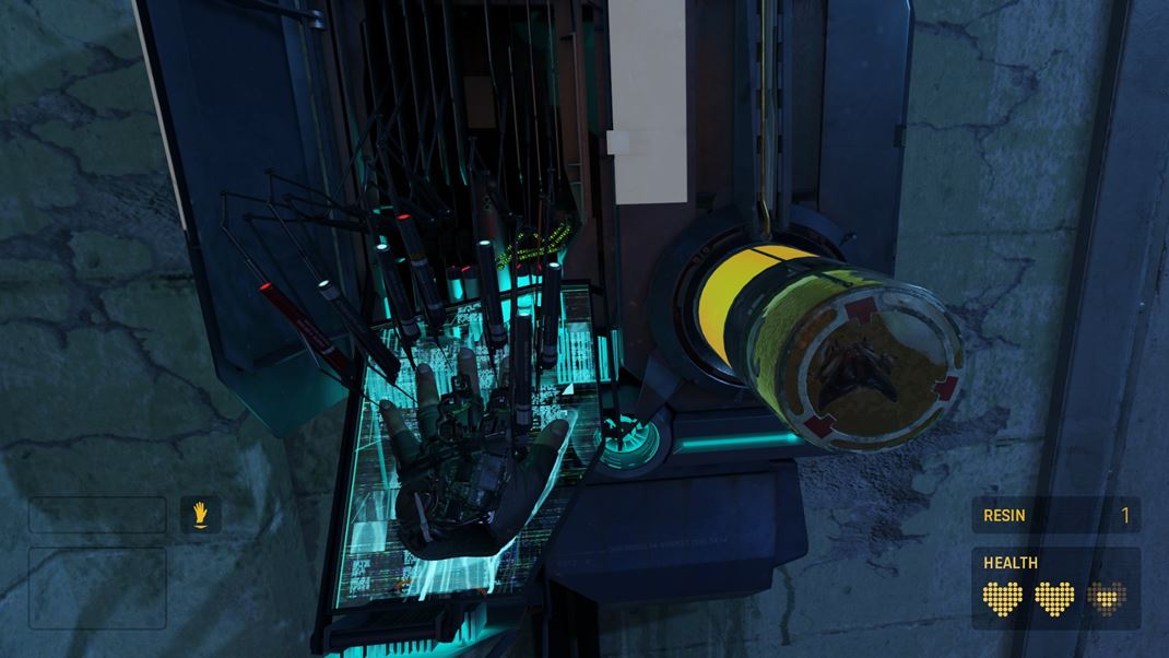 Half-Life: Alyx Necha sa liei v zdravotnom automate je zitok sm osebe.