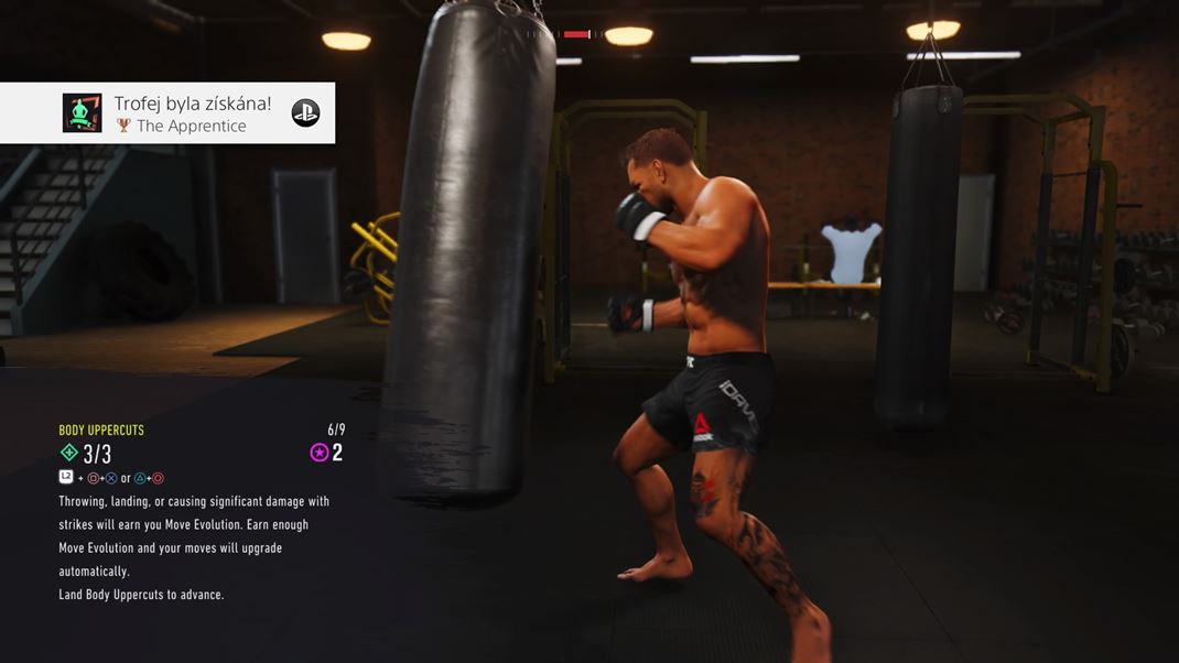 EA Sports UFC 4 Trning rob ampinov a zlepenie je naozaj citen.