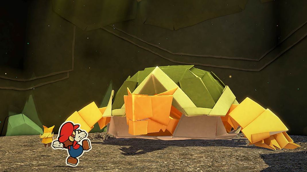 Paper Mario: The Origami King Z tohto zloenho objektu nemte dobr pocit - a v napt akte, o prde.