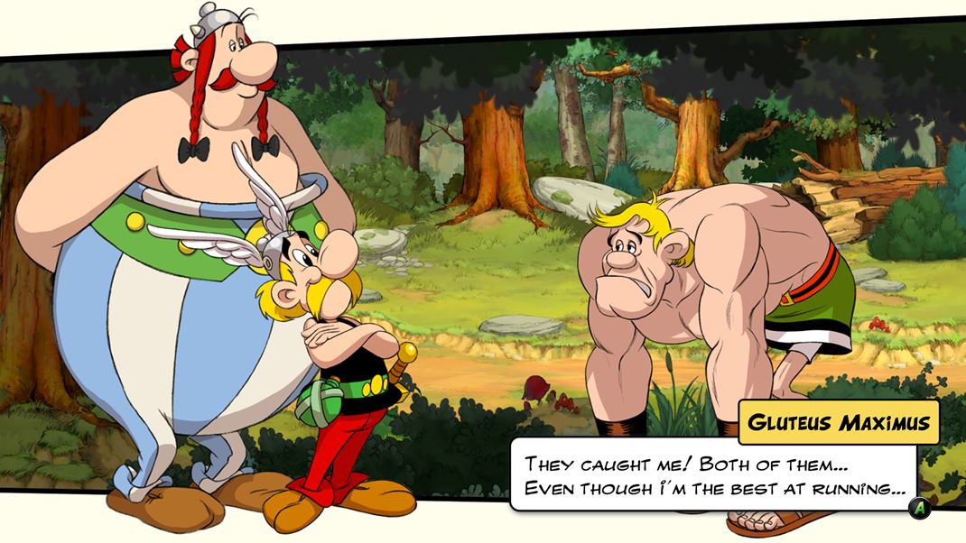 Asterix & Obelix: Slap them All! Nie vetko je o boji, obas v hre sta aj len uteka
