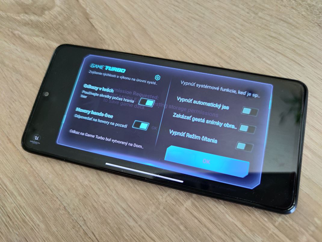 Xiaomi Redmi Note 10 Pro  Pre hrov je tu aj Game Turbo aplikcia.
