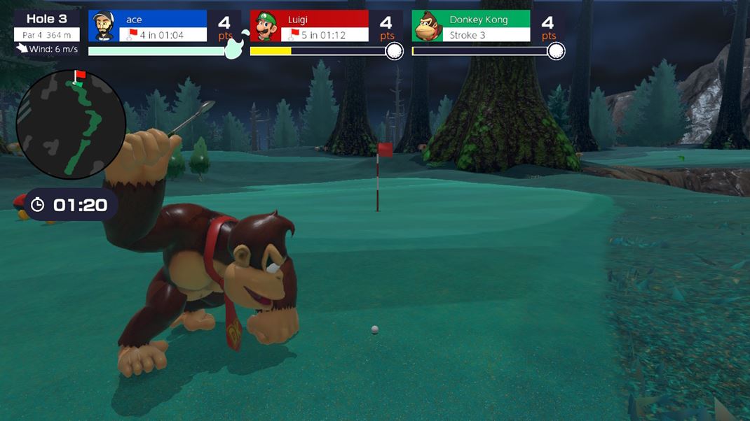 Mario Golf: Super Rush oraz viac vm podmienky bud saova hru