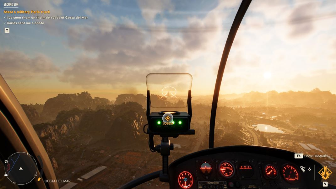 Far Cry 6 Lety lietadlami a helikoptrami s psobiv, aj ke protilietadlov del treba dopredu preisti.