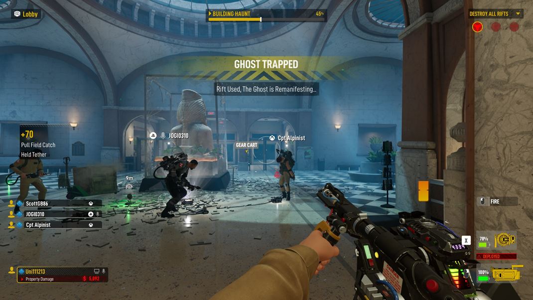 Ghostbusters: Spirits Unleashed Spolone mu postupova krotitelia na PC, Xboxe aj Playstation.