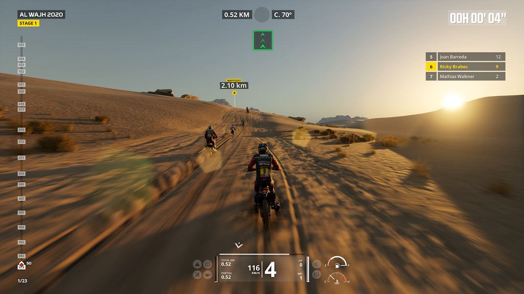 Dakar Desert Rally asticov efekty s spracovan vemi pekne