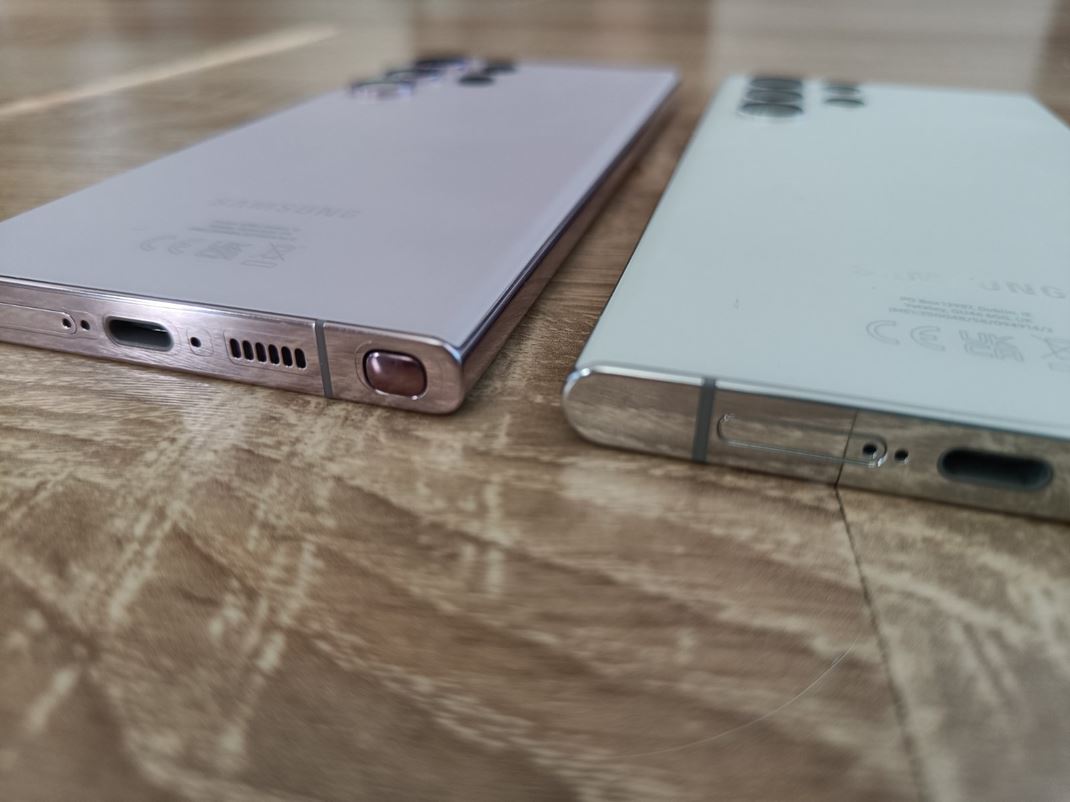 Samsung Galaxy S23 Ultra Oproti S22 Ultra s teraz menej zaoblen hrany na bokoch mobilu.