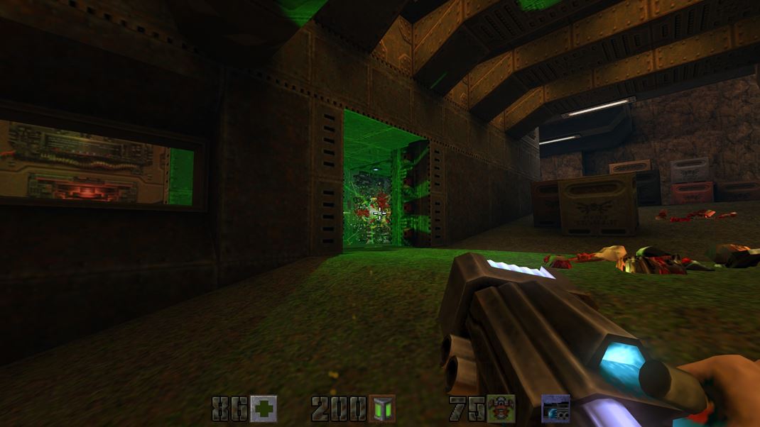 Quake 2 BFG-10Kvyist miestnos behom seknd
