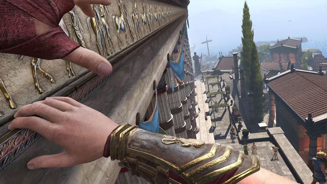 Assassins Creed Nexus VR Parkour a lezenie po stench a rmsach si uijete do stosti.