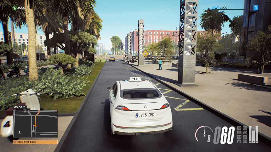 Taxi Life: ACity Driving Simulator no, hra vyzer vemi dobre a jazdenie v Barcelone pote vae oi - ale k doporuenej konfigurcii ete riadne pridajte.