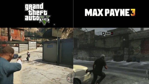 GTA V vs Max Payne 3 - porovnanie