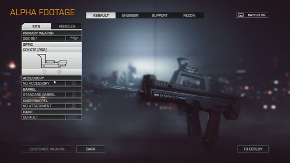 Battlefield 4 - customiz�cia zbran�