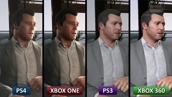 GTA V - porovnanie v�etk�ch verzii