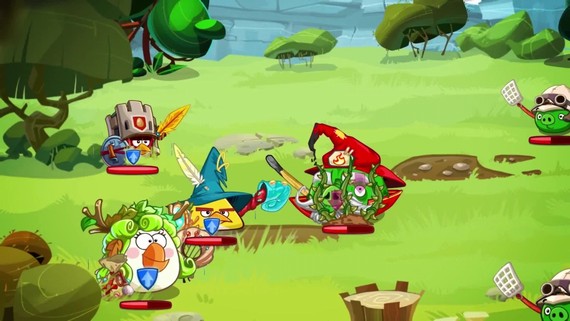 Angry Birds Epic - gameplay