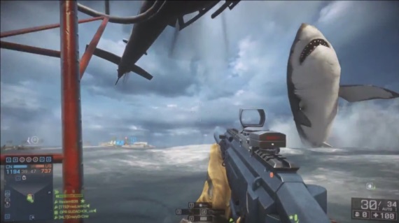 Battlefield 4 - Megalodon easter egg