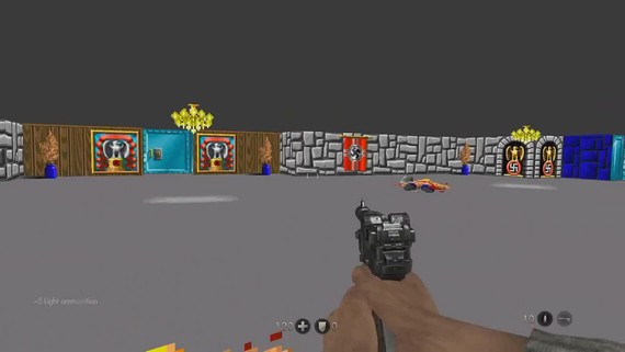 Wolfenstein New Order - Wolf3d easter egg