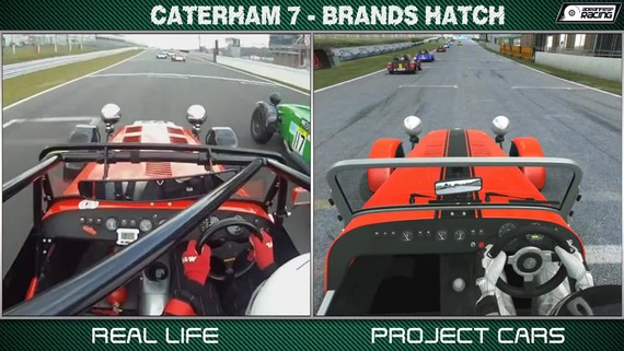 Project Cars vs Real life - Caterham 7