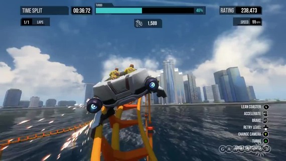 Screamride - Rollercoaster a Cabin launch gameplay