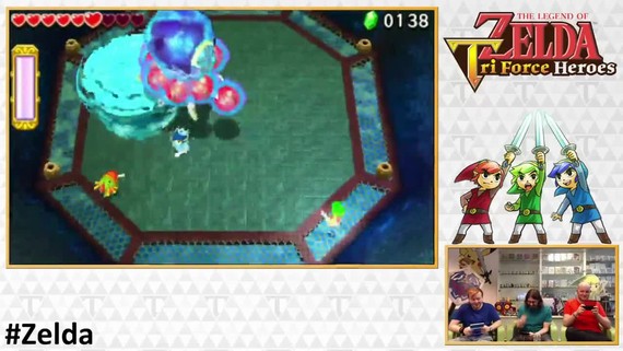 The Legend of Zelda: Tri Force Heroes - Arrghus Boss Battle