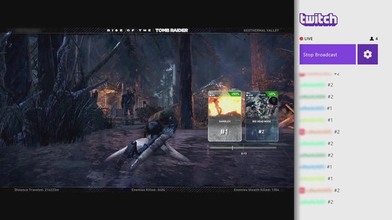 Rise of the Tomb Raider - Karty a streaming