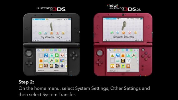 New Nintendo 3DS XL - System Transfer