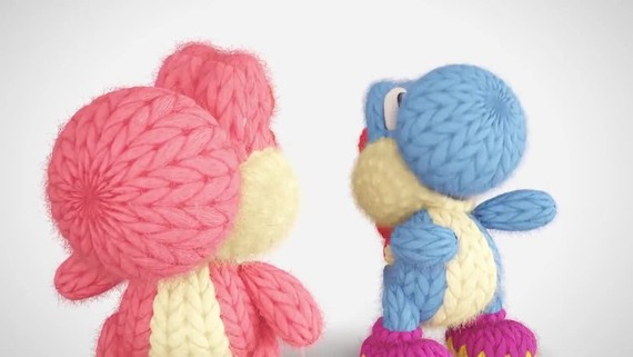 Yoshi's Woolly World - Cute amiibo patterns