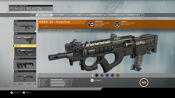 Call of Duty: Infinite Warfare - Crafting system