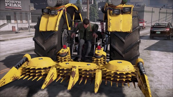 Dead Rising 4 - Crazy vehicle warfare