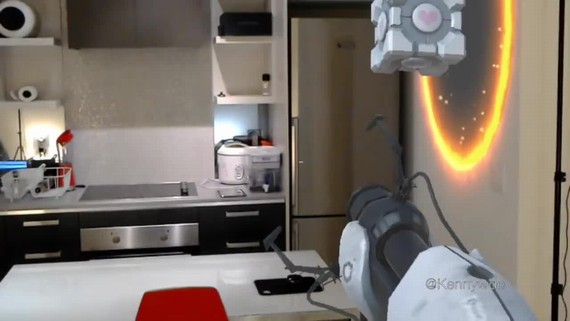 Portal cez Hololens