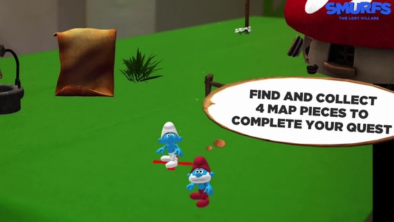 Smurfs Lost village - Hololens trailer