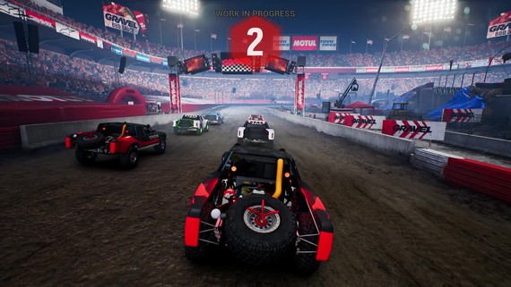 Gravel - Stadium Night gameplay